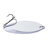 Maxbell Fishing Spoon Metal Jig Lure Sturdy Casting Spoon for Crappie Salmon Catfish