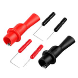 Maxbell 6Pcs Alligator Clips Brass Plated Multimeter Needle Point Back Probe Needles