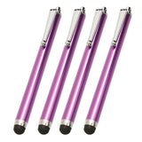4 Pack Stylus Pens for Touch Screens Devices Universal Capacitive Stylus Pen with Pen Clip for Cell Phones Tablets Laptops All Touch Screens-Pink - Aladdin Shoppers