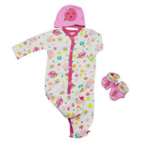 2 Sets Lovely Reborn Doll Outfits - Princess Dress Rompers Headband Clothes