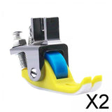 Maxbell 2xRoller Presser Foot Durable Replacement Rubber Wheel Presser Foot Parts