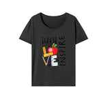 Maxbell Maxbell Women's T Shirt Summer Clothing Ladies Crewneck Tee for Walking Travel Beach M Grey