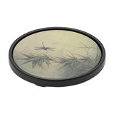 Maxbell Gongfu Tea Tray Fruit Platter Water Absorbing Round for Household Table Home