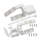 Maxbell Toilet Lid Hinges Fixtures Set Sturdy Replace Parts for Hotels Public Places