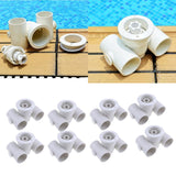 8pcs Swimming Pool Spa River Jet Massage Pool Massage Nozzle Big Power Jet