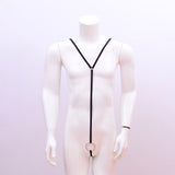 Maxbell Maxbell Sexy Men Buckle Y Shape Harness Underwear Bodysuit Clubwear Costume Black