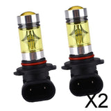 Maxbell 2x2pcs 9006 HB4 100W High Power LED Yellow Fog Driving Light Bulbs Lamp 4300K