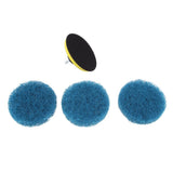 Maxbell Power Brush Drill Attachment - Cleaning Brush for Drill - Polyester fiber Made w/ 3 Blue Scouring pads for Cleaning - Aladdin Shoppers