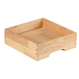 Maxbell Ice Serving Tray Wooden Ice Chilled Ice Platter for Home Wedding Celebration S Square