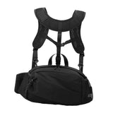 Maxbell Harness Chest Pack for Woman and Man Multi Pocket Portable Sport Storage Bag Black
