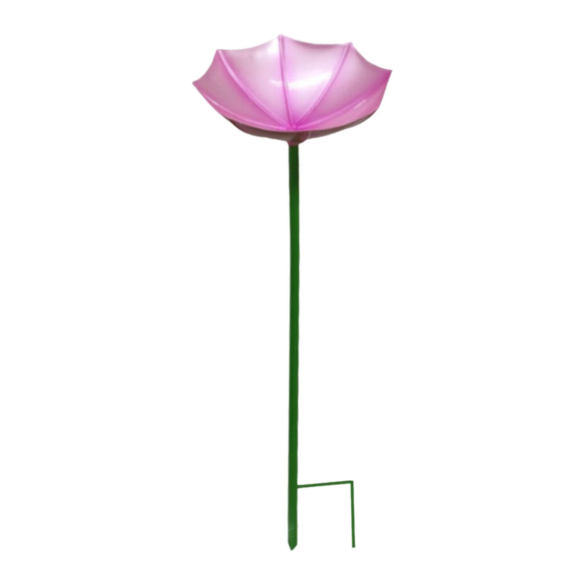 Maxbell Bird Drinker Decorative Easy to Use Bird Bath for Outdoor Courtyard Backyard Pink