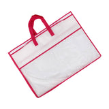 Maxbell Closet Organizer Moving Bag Clothes Organizer for Clothes Blankets Bed Sheet red edge