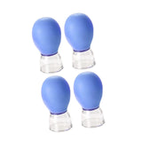 Maxbell 4x Facial Cupping Set Vacuum Suction Professional Facial Cupping Therapy Set Blue