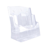 Maxbell Acrylic Brochure Holder Clear Display Stand for Booklets Magazines Pamphlets 2 Grid