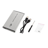 Maxbell 4xUSB2.0 IDE External 2.5" SSD HDD Hard Drive Enclosure Laptop Disk Case Gray