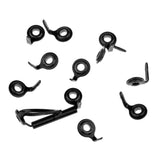 Maxbell 12pcs Fishing Rod Guide Top Tip Eye Ring Rod Repair Kit for Rod Building DIY