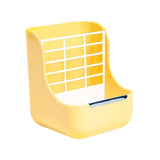 2 in 1 Rabbit Feeder Pets Accessories Detachable for Chinchilla Guinea Pigs Yellow - Aladdin Shoppers