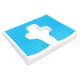 Gel Cushion Reusable Anti Slip Chair Pad for Waist Support Coccyx Wheelchair