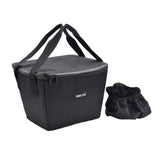 Maxbell Electric Bike Basket Liner Sunproof Practical Black Bicycle Front Basket Bag 31cmx26cmx25cm With Handles