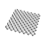 Maxbell Spring Net Coaster Heat Resistant Hollow Pot Mat for Cafe Kitchen Restaurant black