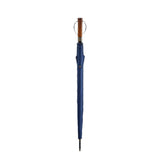 Maxbell Travel Umbrella Wooden Handle Umbrella for Outdoor Activities Camping Travel Blue