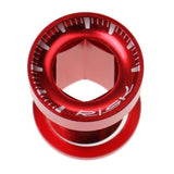 Maxbell 1X M15 Spline Axis Screw Bottom Bracket Crankset Aluminium Alloy Screw Red - Aladdin Shoppers