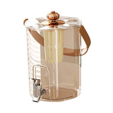 Maxbell Drink Dispenser for Fridge with Spigot Lemonade for Weddings Camping Outdoor Rose Gold