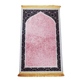Maxbell Prayer Rug Islamic Patterned Floormat for Traveling Bedroom Ramadan Eid Gift Style C
