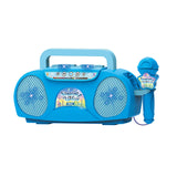 Maxbell Kids Microphone Karaoke Machine Practical Portable for Camping Picnic Indoor Blue