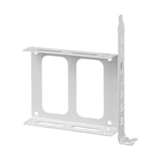 Maxbell 2.5" SSD Mounting Bracket Hard Drive Holder Computer HDD Bay Metal Drive Bay White