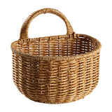 Maxbell Wall Hanging Baskets Farmhouse Bathroom Home Woven Wall Basket Bin Washable 17cmx15cm