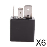 Maxbell 6x12V 80A 4 Pin Automotive Normally Open Contact Relay