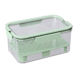 Maxbell Ice Chilled Camping Food Container Fruit Storage Container for Fridge Veggie Green