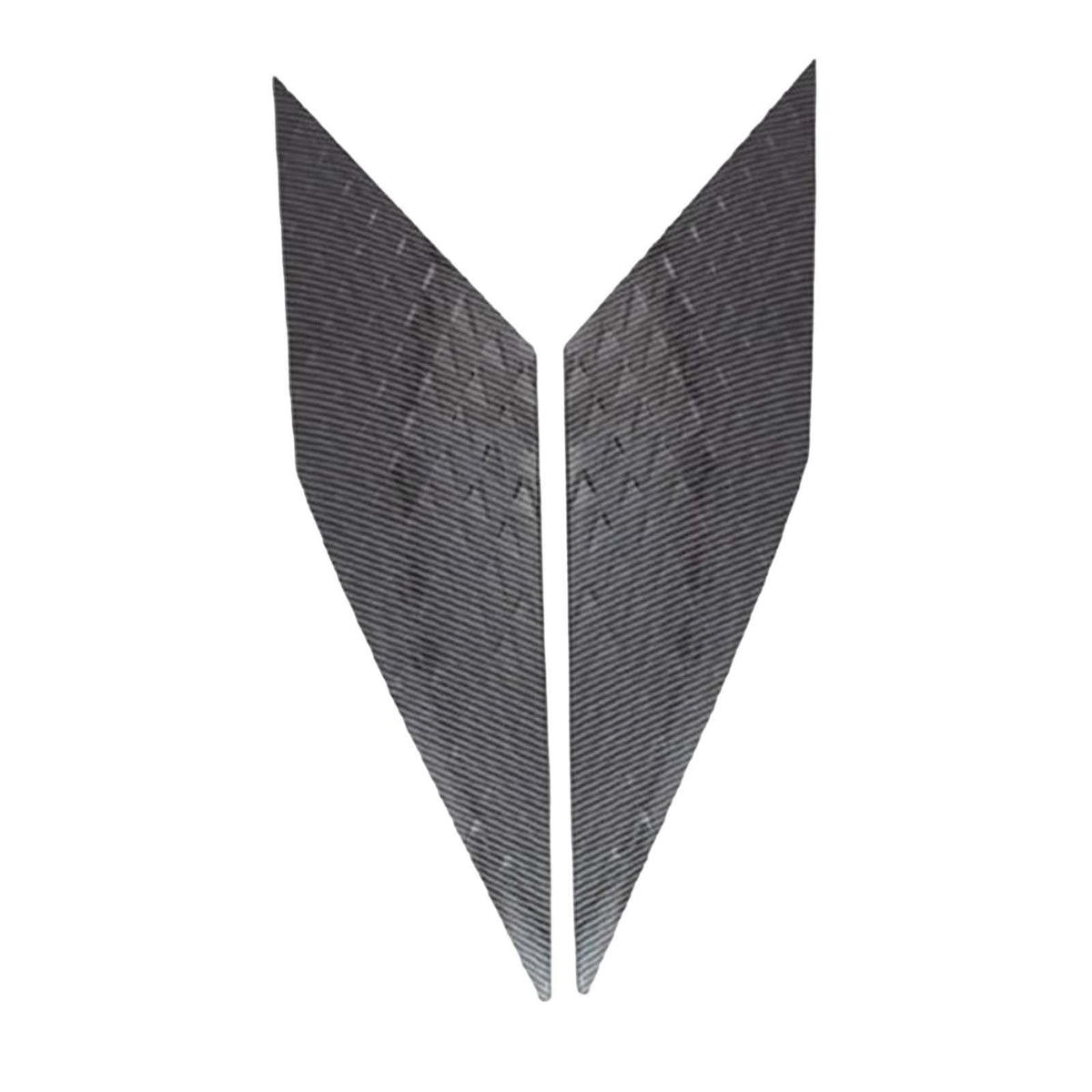 2x Side Window Triangle Trim Covers for Byd Atto 3 Yuan Plus 2022-2023 Carbon Fiber
