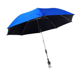 Maxbell Stroller Parasol Convenient Sun Protection for Trolley Beach Chair Pushchair Deep Blue