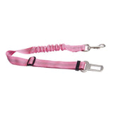 Maxbell Maxbell 2 Pcs Adjustable Pet Cat Dog Car Seat Belt Nylon Leash For Pet Dog Pink