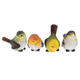 Maxbell 4pcs Artificial Resin Bird Feather Realistic Home Garden Decor Ornament - Aladdin Shoppers