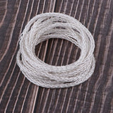 Maxbell 10x7N OCC Copper Wire, DIY HiFi Audio Cable for Earphone 2m Silver