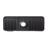 Maxbell Sink Splash Guard Foldable Kitchen Sink Drain Pad for Countertop Bathroom RV Black