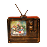 Maxbell LED Christmas TV Music Box Christmas Decoration for Birthday Gifts Bookshelf