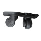 Maxbell 2 Pieces Suitcase Wheels 360° Rotating Swivel Wheels for Trolley Bag Lockbox