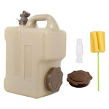 Maxbell Water Container Easy Cleaning Canister Water Tank for Barbecue Camping Beige 12L