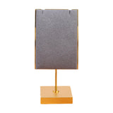 Maxbell Necklace Stand Elegant Creative Jewelry Display for Tabletop Bedroom Counter Gray 13cmx6cm