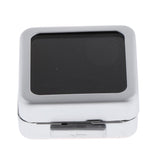 Metal Jewelry Gift Box Loose Diamond Box Jewelry Organizer Silver