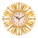 Maxbell Wall Hanging Clock Sparkling Bling Creative Mute for Home Living Room Office Style C