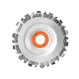 Maxbell 4xPortable Wood Carving Chain Disc Attachment for Shaping Carving Polishing 4 inch 14 tooth