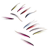 Maxbell 12Pcs Tube Fly Fishing Mini Sunray Shadow Riffle Hitch Salmon Flies