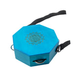 Portable Cajon Compact Percussion Instrument for Street Performance Musician Octagon Blue