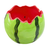 Maxbell Ceramic Watermelon Bowl Creative Dessert Fruit Bowl for Food Appetizer Fruit