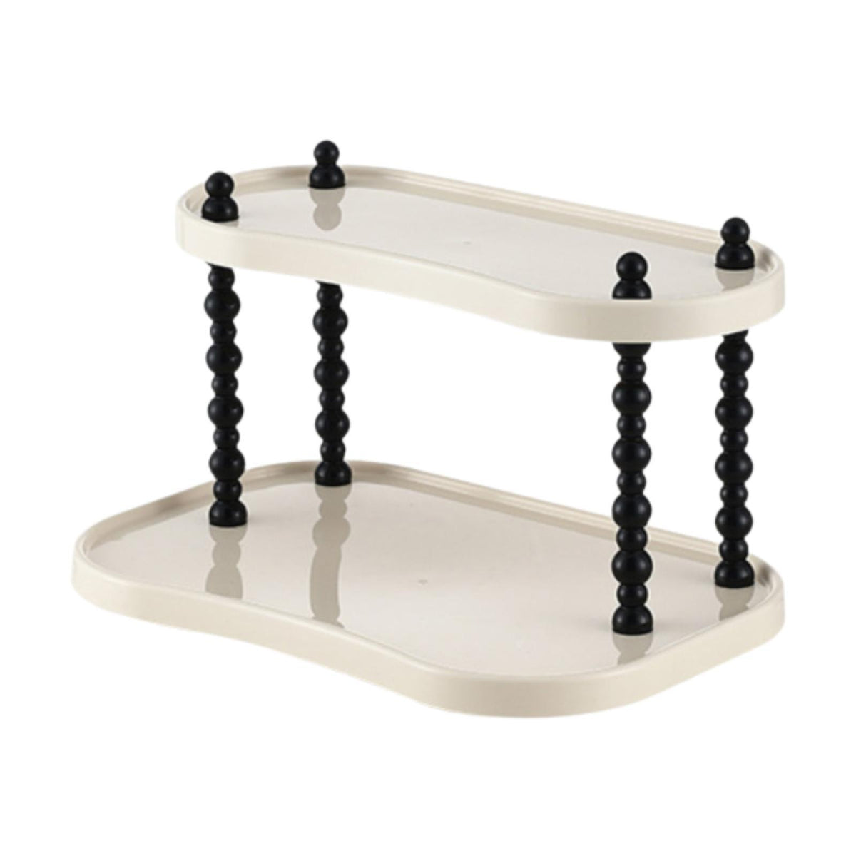 Maxbell Bathroom Counter Organizer Coffee Bar Organizer for Bedroom Kitchen Bathroom 2 Layer Large Base